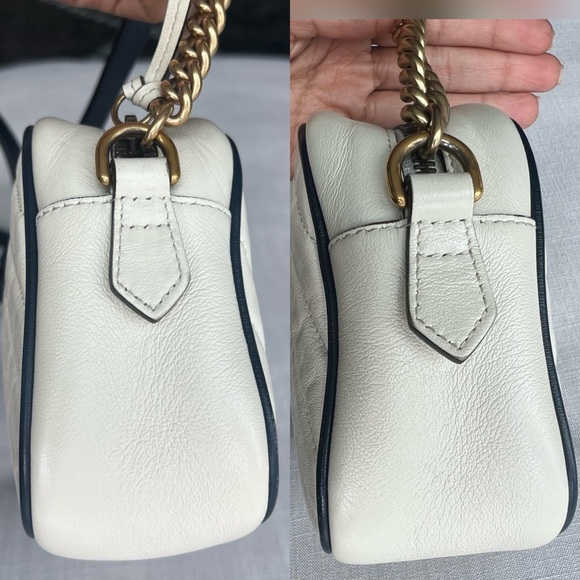 Gucci GG Marmont Quilted Small Shoulder Bag
Ivory x Navy - Picture 10 of 16